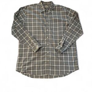 L.L. Bean plaid Wrinkle-free, traditional fit long sleeve button-down shirt XL-T